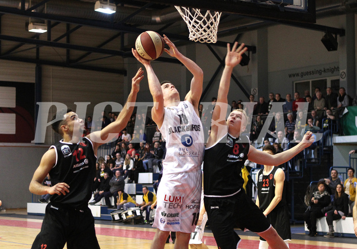 Basketball 2.Bundesliga 2019/20 Grunddurchgang 17.Runde  Güssing/Jennersdorff Blackbirds vs Mistelbach Mustangs