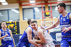 Basketball, Admiral Basketball Superliga 2019/20, Grunddurchgang 17.Runde, Traiskirchen Lions, Oberwart Gunners, Jan Razdevsek (4)