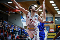 Basketball, Admiral Basketball Superliga 2019/20, Grunddurchgang 17.Runde, Traiskirchen Lions, Oberwart Gunners, Paul Isbetcherian (9)