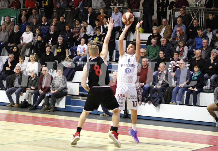 Basketball 2.Bundesliga 2019/20 Grunddurchgang 17.Runde  Güssing/Jennersdorff Blackbirds vs Mistelbach Mustangs