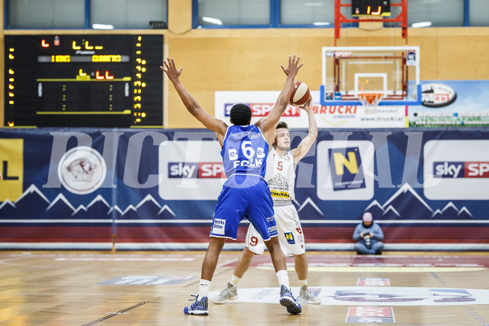Basketball, Admiral Basketball Superliga 2019/20, Grunddurchgang 17.Runde, Traiskirchen Lions, Oberwart Gunners, Paul Isbetcherian (9)