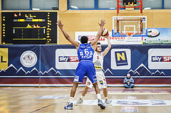 Basketball, Admiral Basketball Superliga 2019/20, Grunddurchgang 17.Runde, Traiskirchen Lions, Oberwart Gunners, Paul Isbetcherian (9)