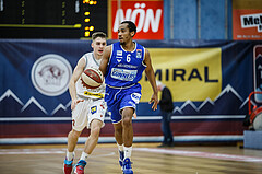 Basketball, Admiral Basketball Superliga 2019/20, Grunddurchgang 17.Runde, Traiskirchen Lions, Oberwart Gunners, Lawrence Alexander (6)