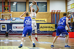 Basketball, Admiral Basketball Superliga 2019/20, Grunddurchgang 17.Runde, Traiskirchen Lions, Oberwart Gunners, Shawn L. Ray (6)