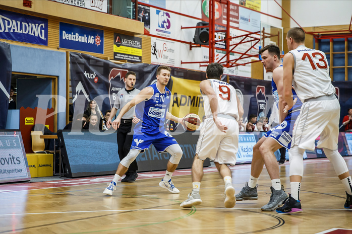 Basketball, Admiral Basketball Superliga 2019/20, Grunddurchgang 17.Runde, Traiskirchen Lions, Oberwart Gunners, Georg Wolf (10)