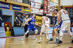 Basketball, Admiral Basketball Superliga 2019/20, Grunddurchgang 17.Runde, Traiskirchen Lions, Oberwart Gunners, Georg Wolf (10)