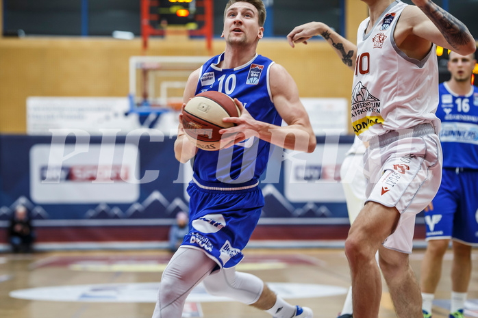 Basketball, Admiral Basketball Superliga 2019/20, Grunddurchgang 17.Runde, Traiskirchen Lions, Oberwart Gunners, Georg Wolf (10)
