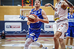 Basketball, Admiral Basketball Superliga 2019/20, Grunddurchgang 17.Runde, Traiskirchen Lions, Oberwart Gunners, Georg Wolf (10)