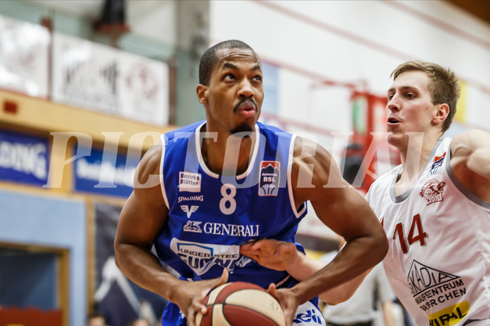 Basketball, Admiral Basketball Superliga 2019/20, Grunddurchgang 17.Runde, Traiskirchen Lions, Oberwart Gunners, Orion Outerbridge (8)