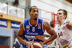 Basketball, Admiral Basketball Superliga 2019/20, Grunddurchgang 17.Runde, Traiskirchen Lions, Oberwart Gunners, Orion Outerbridge (8)