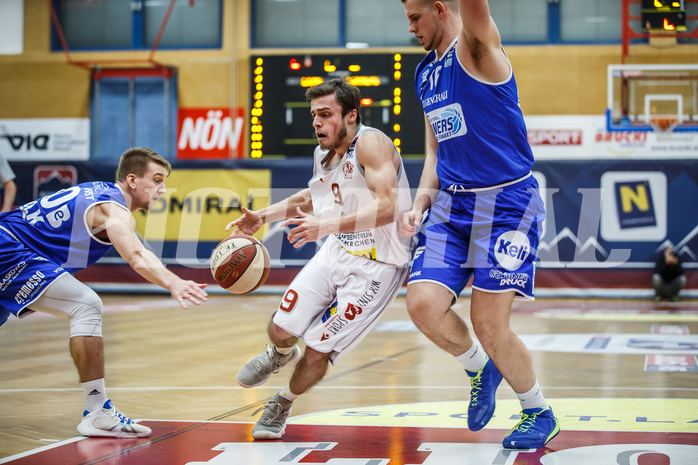 Basketball, Admiral Basketball Superliga 2019/20, Grunddurchgang 17.Runde, Traiskirchen Lions, Oberwart Gunners, Paul Isbetcherian (9)