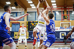 Basketball, Admiral Basketball Superliga 2019/20, Grunddurchgang 17.Runde, Traiskirchen Lions, Oberwart Gunners, Oscar Schmit (17)