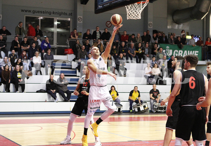 Basketball 2.Bundesliga 2019/20 Grunddurchgang 17.Runde  Güssing/Jennersdorff Blackbirds vs Mistelbach Mustangs
