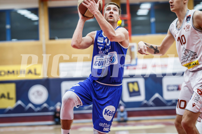 Basketball, Admiral Basketball Superliga 2019/20, Grunddurchgang 17.Runde, Traiskirchen Lions, Oberwart Gunners, Georg Wolf (10)