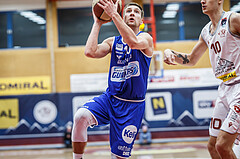 Basketball, Admiral Basketball Superliga 2019/20, Grunddurchgang 17.Runde, Traiskirchen Lions, Oberwart Gunners, Georg Wolf (10)