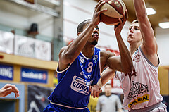 Basketball, Admiral Basketball Superliga 2019/20, Grunddurchgang 17.Runde, Traiskirchen Lions, Oberwart Gunners, Orion Outerbridge (8)