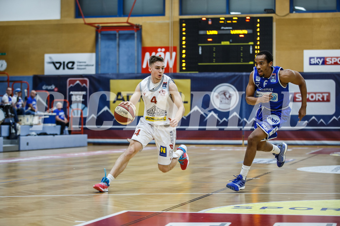 Basketball, Admiral Basketball Superliga 2019/20, Grunddurchgang 17.Runde, Traiskirchen Lions, Oberwart Gunners, Sebastian Lesny (4)