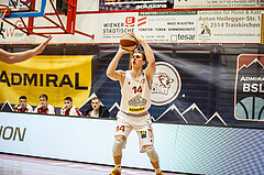 Basketball, Admiral Basketball Superliga 2019/20, Grunddurchgang 17.Runde, Traiskirchen Lions, Oberwart Gunners, Georg Gentner (14)