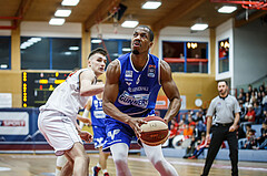 Basketball, Admiral Basketball Superliga 2019/20, Grunddurchgang 17.Runde, Traiskirchen Lions, Oberwart Gunners, Orion Outerbridge (8)