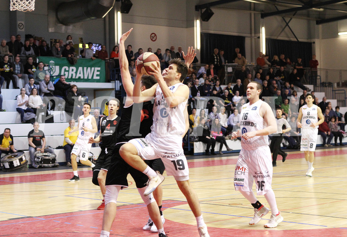 Basketball 2.Bundesliga 2019/20 Grunddurchgang 17.Runde  Güssing/Jennersdorff Blackbirds vs Mistelbach Mustangs