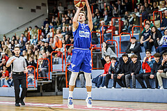 Basketball, Admiral Basketball Superliga 2019/20, Grunddurchgang 17.Runde, Traiskirchen Lions, Oberwart Gunners, Georg Wolf (10)