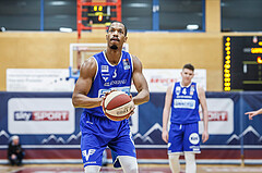 Basketball, Admiral Basketball Superliga 2019/20, Grunddurchgang 17.Runde, Traiskirchen Lions, Oberwart Gunners, Orion Outerbridge (8)