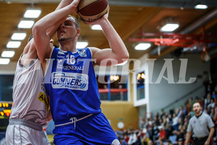 Basketball, Admiral Basketball Superliga 2019/20, Grunddurchgang 17.Runde, Traiskirchen Lions, Oberwart Gunners, Renato Poljak (16)