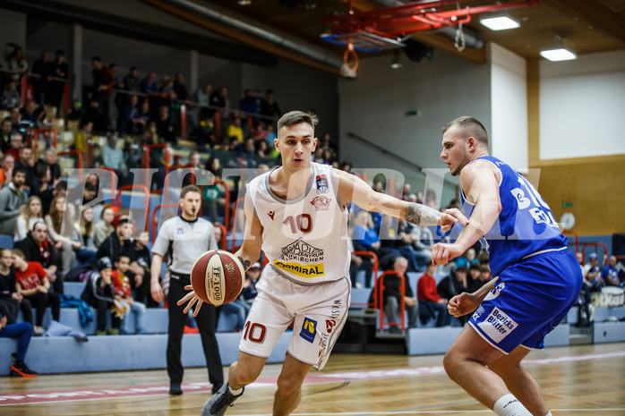 Basketball, Admiral Basketball Superliga 2019/20, Grunddurchgang 17.Runde, Traiskirchen Lions, Oberwart Gunners, Aleksandar Andjelkovic (10)