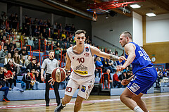 Basketball, Admiral Basketball Superliga 2019/20, Grunddurchgang 17.Runde, Traiskirchen Lions, Oberwart Gunners, Aleksandar Andjelkovic (10)