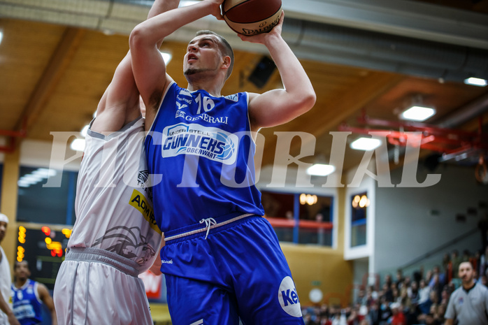 Basketball, Admiral Basketball Superliga 2019/20, Grunddurchgang 17.Runde, Traiskirchen Lions, Oberwart Gunners, Renato Poljak (16)