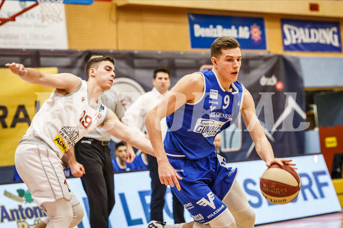 Basketball, Admiral Basketball Superliga 2019/20, Grunddurchgang 17.Runde, Traiskirchen Lions, Oberwart Gunners, Edi Patekar (9)