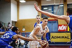 Basketball, Admiral Basketball Superliga 2019/20, Grunddurchgang 17.Runde, Traiskirchen Lions, Oberwart Gunners, Aleksandar Andjelkovic (10)
