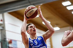 Basketball, Admiral Basketball Superliga 2019/20, Grunddurchgang 17.Runde, Traiskirchen Lions, Oberwart Gunners, Edi Patekar (9)