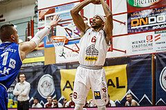 Basketball, Admiral Basketball Superliga 2019/20, Grunddurchgang 17.Runde, Traiskirchen Lions, Oberwart Gunners, Shawn L. Ray (6)