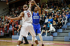 Basketball, Admiral Basketball Superliga 2019/20, Grunddurchgang 17.Runde, Traiskirchen Lions, Oberwart Gunners, Orion Outerbridge (8)