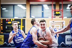 Basketball, Admiral Basketball Superliga 2019/20, Grunddurchgang 17.Runde, Traiskirchen Lions, Oberwart Gunners, Jan Razdevsek (4)
