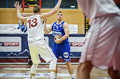 Basketball, Admiral Basketball Superliga 2019/20, Grunddurchgang 17.Runde, Traiskirchen Lions, Oberwart Gunners, Renato Poljak (16)