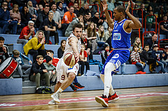 Basketball, Admiral Basketball Superliga 2019/20, Grunddurchgang 17.Runde, Traiskirchen Lions, Oberwart Gunners, Paul Isbetcherian (9)