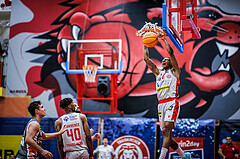 Basketball, Win2Day Superliga 2023/24, Grunddurchgang 10.Runde, Traiskirchen Lions, Klosterneuburg Dukes, Demarcus Demonia (4)