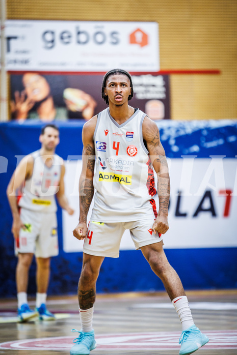 Basketball, Win2Day Superliga 2023/24, Grunddurchgang 10.Runde, Traiskirchen Lions, Klosterneuburg Dukes, Demarcus Demonia (4)
