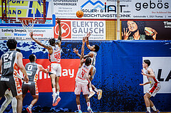 Basketball, Win2Day Superliga 2023/24, Grunddurchgang 10.Runde, Traiskirchen Lions, Klosterneuburg Dukes, Jaquan Lawrence (40), Michael Weathers (20)