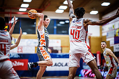 Basketball, Win2Day Superliga 2023/24, Grunddurchgang 10.Runde, Traiskirchen Lions, Klosterneuburg Dukes, Valentin Bauer (14)