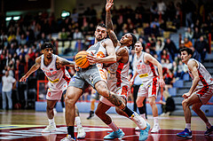 Basketball, Win2Day Superliga 2023/24, Grunddurchgang 10.Runde, Traiskirchen Lions, Klosterneuburg Dukes, Benjamin Blazevic (11), Demarcus Demonia (4)