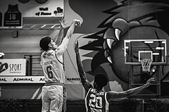 Basketball, Win2Day Superliga 2023/24, Grunddurchgang 10.Runde, Traiskirchen Lions, Klosterneuburg Dukes, Aleksej Kostic (6)