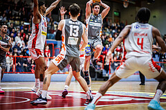 Basketball, Win2Day Superliga 2023/24, Grunddurchgang 10.Runde, Traiskirchen Lions, Klosterneuburg Dukes, Valentin Bauer (14)