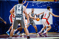 Basketball, Win2Day Superliga 2023/24, Grunddurchgang 10.Runde, Traiskirchen Lions, Klosterneuburg Dukes, Benjamin Blazevic (11)