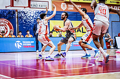 Basketball, Win2Day Superliga 2023/24, Grunddurchgang 10.Runde, Traiskirchen Lions, Klosterneuburg Dukes, Will Carius (24)