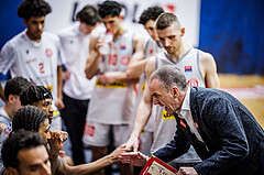Basketball, Win2Day Superliga 2023/24, Grunddurchgang 10.Runde, Traiskirchen Lions, Klosterneuburg Dukes, Radomir Mijanovic (Head Coach)