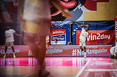Basketball, Win2Day Superliga 2023/24, Grunddurchgang 10.Runde, Traiskirchen Lions, Klosterneuburg Dukes, Demarcus Demonia (4)