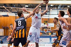 Basketball, ABL 2016/17, Grunddurchgang 2.Runde, Oberwart Gunners, Klosterneuburg Dukes, Renato Poljak (16), Paolo Pettinger (8)